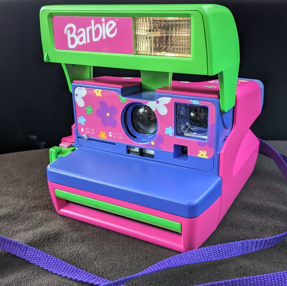 TESTED Vintage Barbie Polaroid Camera